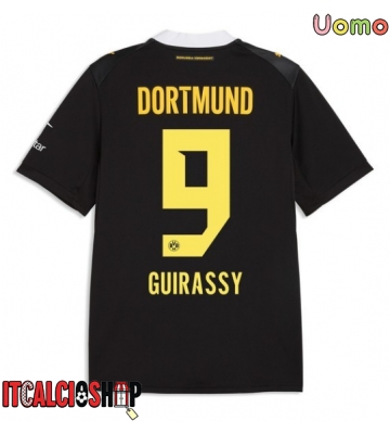 Borussia Dortmund Serhou Guirassy #9 Seconda Maglia 2026-27 Manica Corta Borussia Dortmund Serhou Guirassy #9 Seconda Maglia 2026-27 Manica Corta